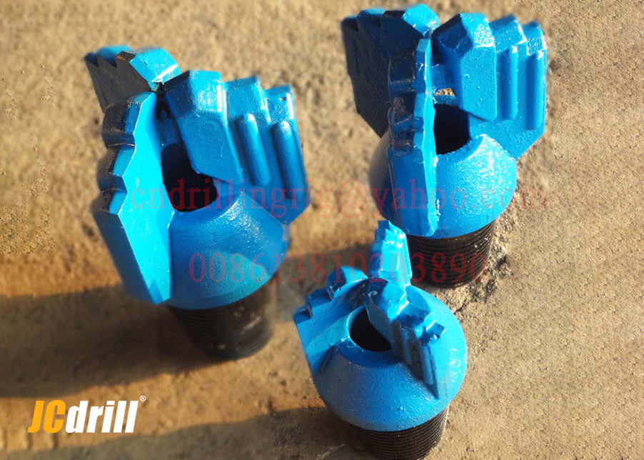 Soft Formation Water Well Drilling Tools 3 Wings Step Type Drag Bits 8 Inch