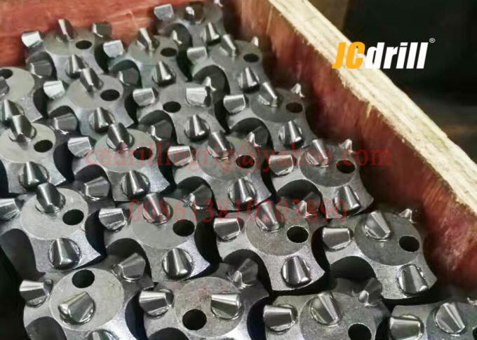 Tungsten Carbide Tapered Button Drill Bit For Rock / Mining 7/11/12 Degree