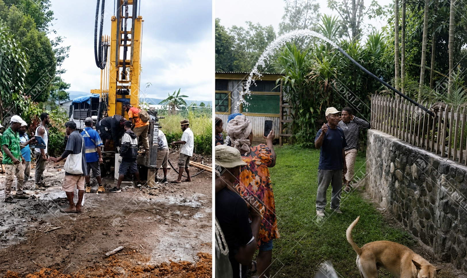 Latest company Cases about TWD300B Trailer Water Well Drilling Rig in Oceania