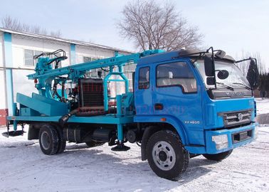 Light Truck Mounted Water Well Drilling Rig , Water Well Borehole Drilling Equipment
