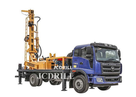 Csd200 Multifunctional Dth Water Well Drilling Rig Machine For 200 Depth