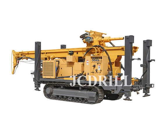 Small 1600m Depth Ground Track Water Rig Drilling Machine