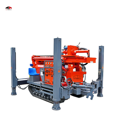 200m Depth Water Well Drilling Rig Crawler Rotary Portable Diesel Rock