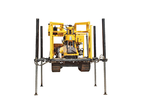 Track Hydraulic Rotary 75mm Water Well Drilling Rig