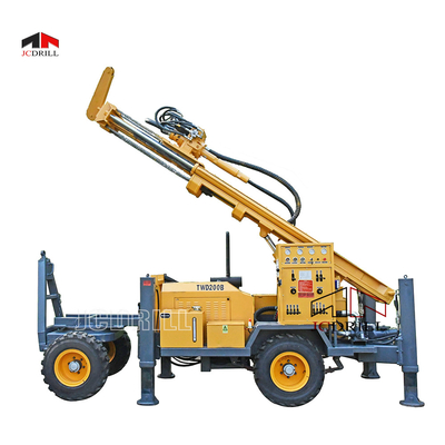 TWD180 Portable Borewell Machine Water Well Trailer Mounted Borehole