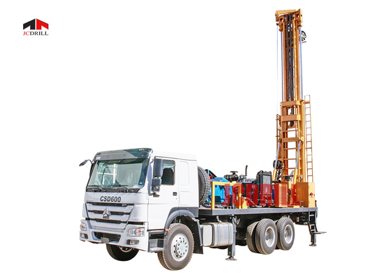 6 X 4 Truck Mounted Water Well Drilling Rig 600m Borehole Drilling Rig