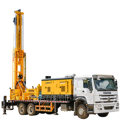 Well Hydraulic 93kw Truck Mounted Water Drilling Rig For Agriculture