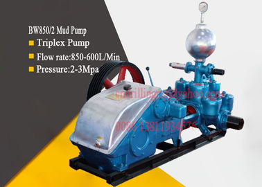 Buy Deep Hole Drilling Mud Pump , Hydraulic Plunger Triplex Heavy Duty Slurry Pump BW850/2 online manufacture