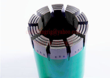 Buy High Speed Impregnated Diamond Core Drill Bit For Rock Mining Exploration Drilling online manufacture