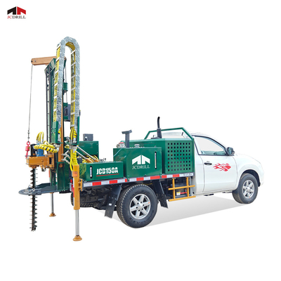 Buy 150M Pickup Mounted Auger Core Drilling Rig Versatile Use Screw Drill Tools online manufacture