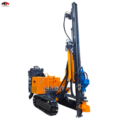 Buy Top Hammer Hydraulic System Seft Propelled Crawler Rock Blasting Drilling Rig With Dust Collector online manufacture