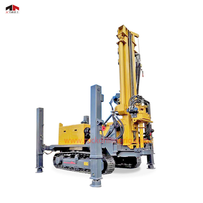 Buy Engineering Crawler Mounted 200m Water Well Drilling Rig Machine online manufacture