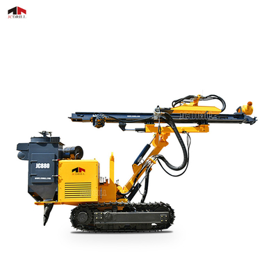 Buy 70Kw Yuchai Engine Crawler Mounted DTH Rock Blasting Drilling Machine online manufacture