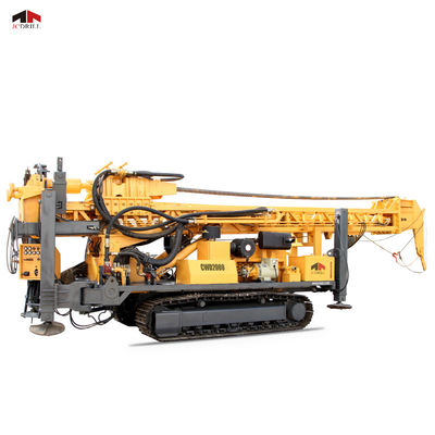 Buy Pneumatic Surface Rotary Cummins Diesel Hydraulic Crawler Heavy Duty Water Well Borehole Drilling Rig online manufacture