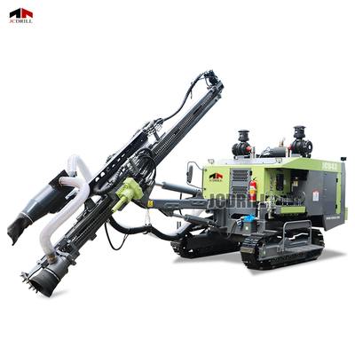 Buy Premium Rotary System Air Compressor Integrated Down The Hole Rock Blasting Hole Surface Drilling Rig With Dust Collector online manufacture