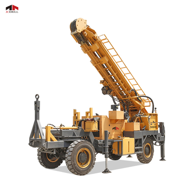 Buy TWD600 Hydraulic Four Wheels Trailer Mounted Water Well Drilling Rig online manufacture
