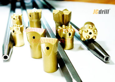 Buy 7° Hex22 Tapered Rock Drill Rods Tungsten Carbide Drilling Rods Shank 22 Mm X 108 Mm online manufacture