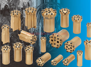 Buy Tungsten Rock Carbide Drill Bits / Retractable Drill Bit For Mining / Blasting online manufacture