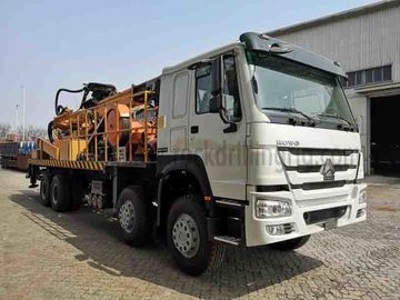 Buy 400m Truck mounted hydraulic water well drilling equipment drill rig online manufacture