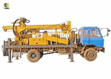 Buy DTH Hydraulic Truck Mounted Water Well Drilling Rig 140 - 450mm Drilling Diameter online manufacture