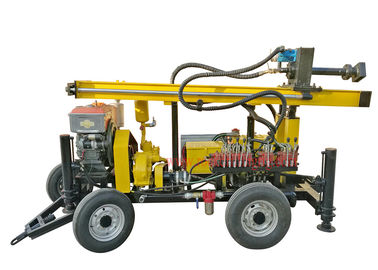 Buy 4 Wheels Dth Drilling Equipment Rock Drilling Machine For 110m Water Well online manufacture