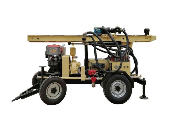 Buy 110m Borehole Rock Drilling Rig Equipment For Water Well online manufacture