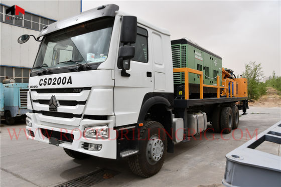 Buy 16T Pull Back Capacity CSD200A Hydraulic Well Drilling Rig online manufacture