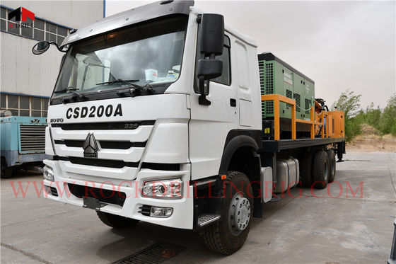 Buy Movable Truck Mounted 85KN DTH Water Well Drilling Rig online manufacture