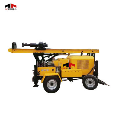 Buy Portable Trailer Mounted Hydraulic 44KW Small Well Drilling Rig online manufacture