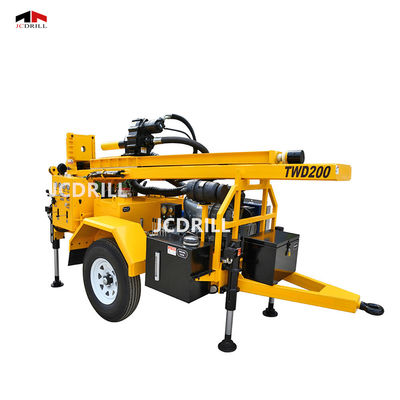 Buy 200 Meters Capacity Mud ISO Borehole Drilling Rig online manufacture
