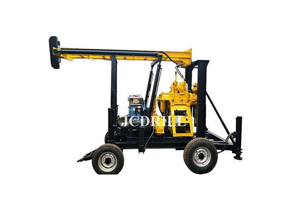Buy 200 Meters Trailer Core CE Water Well Drilling Rig Machine online manufacture