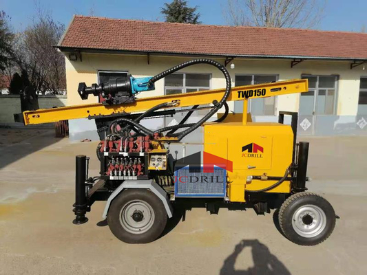 Buy JC DRILL TWD 150 Wheel Trailer DTH Rig Water Well Drilling online manufacture