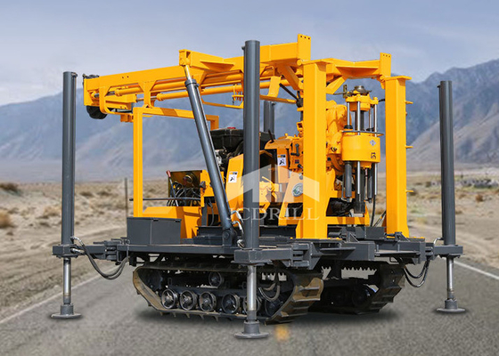 Buy 180m Shallow Diesel Crawler Drill Rig Spline Vertical online manufacture