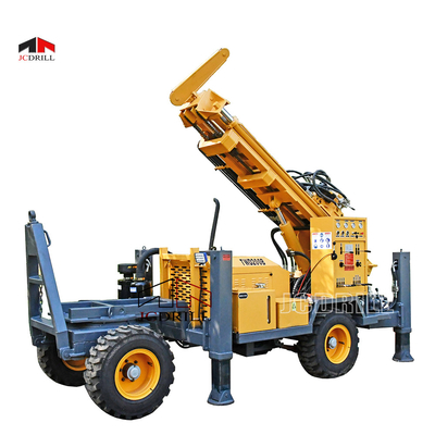 Buy 300m Portable Water Well Drilling Rigs Wheel Mounted Dth online manufacture