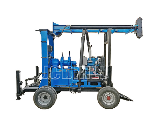 Buy 400m Deep Trailer Mounted Borehole Water Well Drilling Rig online manufacture