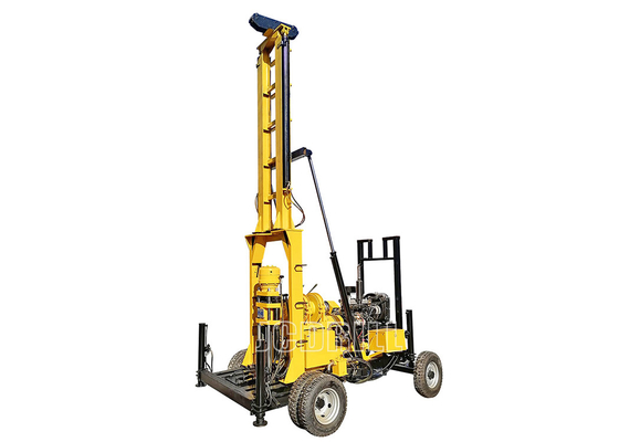 Buy 50hp Small Water Well Drilling Rig Diesel Engine Trailer Type 600m online manufacture