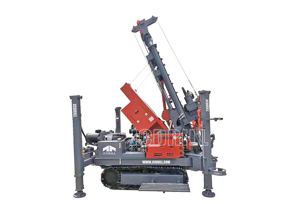 Buy CWD260T 350mm Water Well Drilling Rig Machine Rotary Head Crawler Air DTH online manufacture