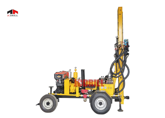 Buy Hydraulic Water Well Drilling Machine / Borehole Drilling Rig Diesel Power Type online manufacture
