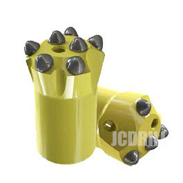 Buy Tapered Rock Hammer Drill Bits , Spherical Ballistic Button Bits 7 Degree online manufacture