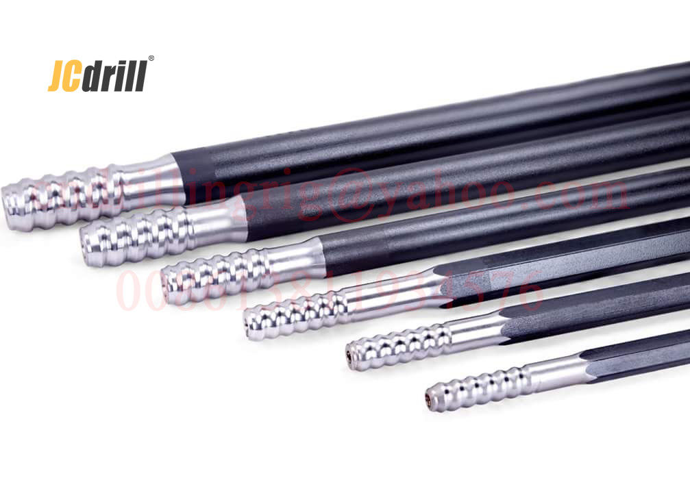 R32 Steel Drill Rod Thread Types For Drifting Tunnelling 6106400mm Length