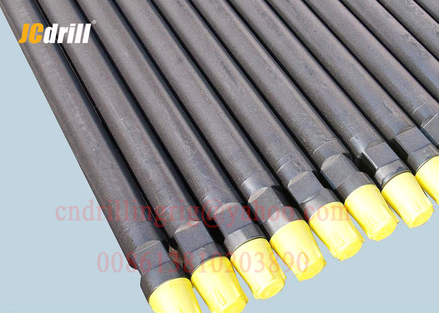 Steel Frame 127 Mm DTH Drill Pipe , IF REG Friction Welding DTH Drill Rods