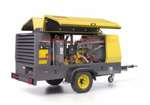 Portable Screw Atlas Copco Air Compressors for Rock Blasting