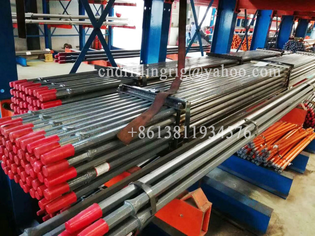 Integral Drill Steels Rod Rock Drill Rods 22mm Shank For Rock Quarrying