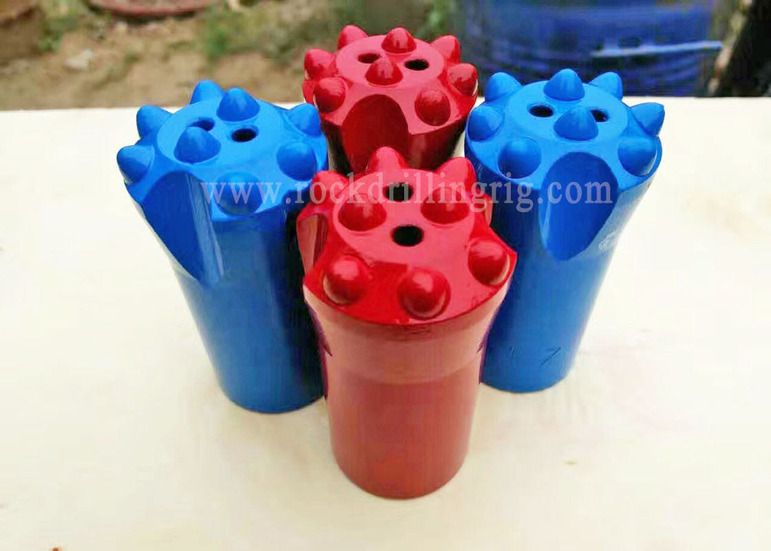 Small Rock Drill Bits 40mm 8 Buttons Tungsten Carbide Taper Drill Rock