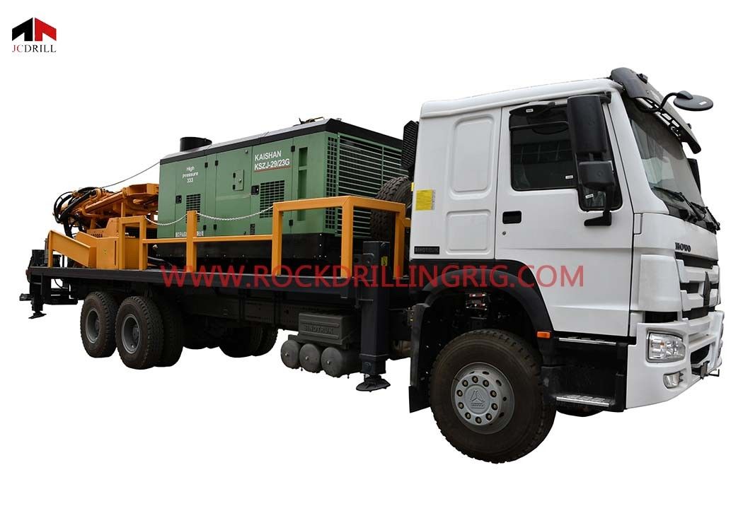 20T Air DTH Hydraulic Borehole Water Well Drilling Rig Machine with Air ...