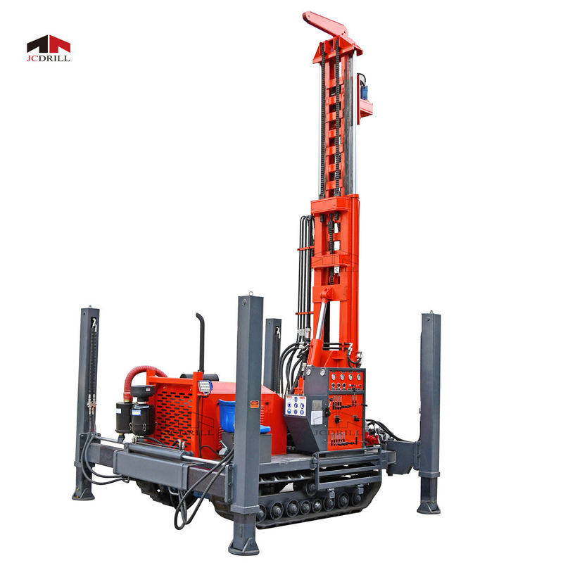 JCDRILL) Crawler Type Borehole 200m Air Drilling Hydraulic Crawler
