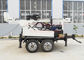 Hydraulic Rotation Water Well Drilling Equipment With 4 Wheel Trailer Mounted