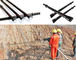 Carbon Steel 800mm Rock Drill Rods Tool For Pneumatic Rock Drilling