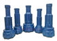 Blue Color Down The Hole Bits / Durable DTH Hammer Bits For Hole Drlling