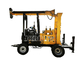 Hydraulic Rotary Borehole Water Well Drilling Rig Trailer Mounted